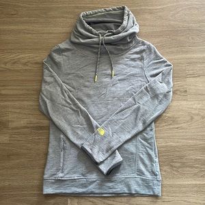 The North Face Gray Cowl Neck Long Sleeve Top